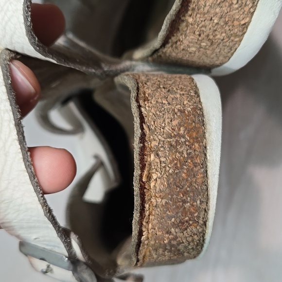 Birkenstock Women Tokio Super Grip Clog Leather Sandals Sz 39/8 Narrow - Picture 9 of 15